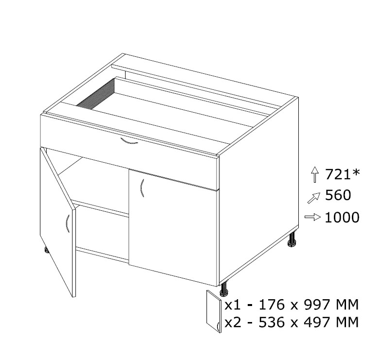 Alakaappi SSZ 10/1 MX L 1000 x K 721 Alakaappi SSZ 10/1 MX L 1000 x K 721
